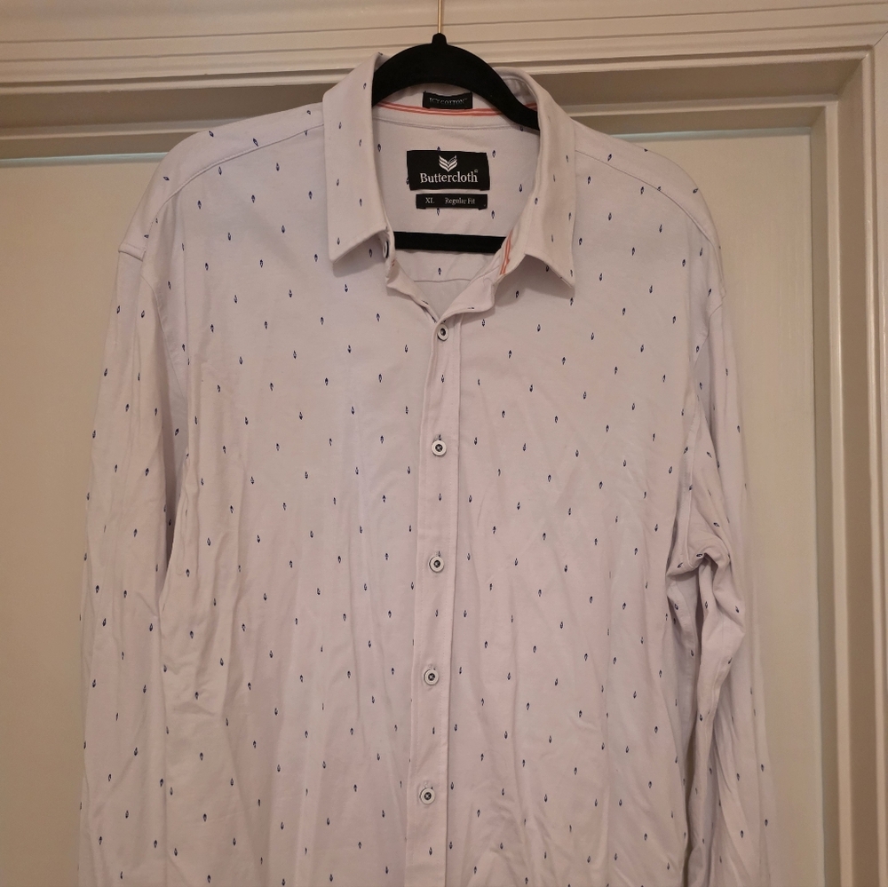 Buttercloth Icy Cotton Men's Button Down Shirt